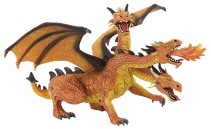 Bullyland, Drake Trehövdad, Orange 20 cm
