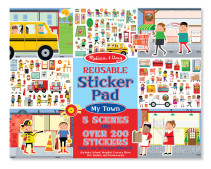 Melissa & Doug, Återanvändbara stickers, Staden