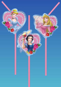 Disney Princess, Sugrör, 10 st/påse