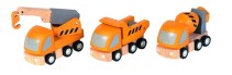 PlanToys, Vägarbetesfordon, 3 st