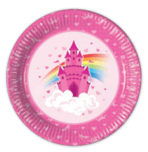 Rainbow Castle, Tallrik 23 cm, 8 st