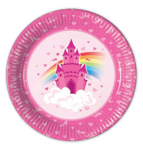 Rainbow Castle, Tallrik 23 cm, 8 st