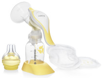 Medela, Manuell Bröstpump inkl. tillbehör, Harmony