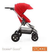 Stokke Scoot V2, Kombivagn, Red