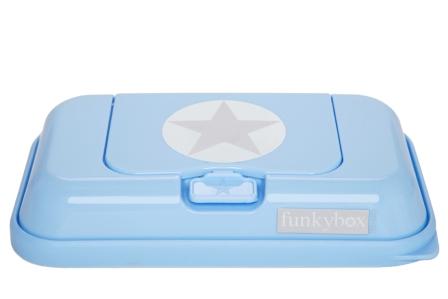 Funkybox, Förvaringsbox To Go för våtservetter, Ljusblå
