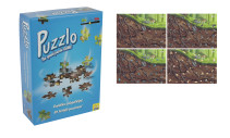 Puzzlo – Blå, 40 bitar, Skog