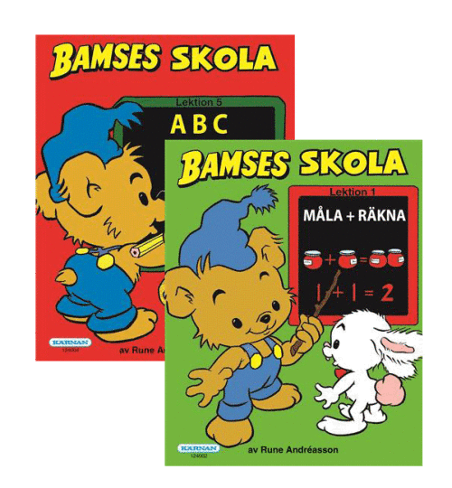 Bamse, Bamses skola – Måla, räkna och skriv