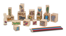 Melissa & Doug, Stämpelset, Regnskog
