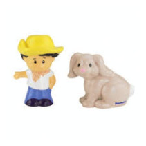 Fisher Price Little People, Bondgård Figur med Kanin