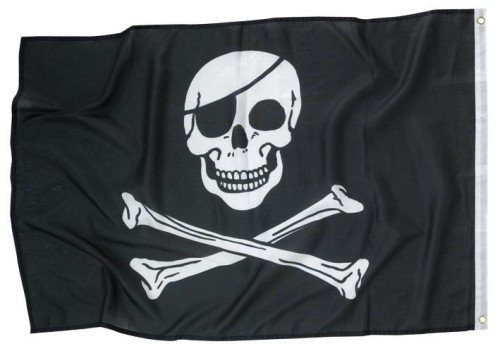 Jolly Roger, Piratflagga, 92×60 cm