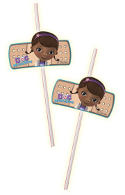 Disney Doc McStuffins, Sugrör, 6 st