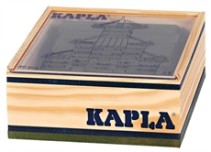 Kapla byggstavar, Grön, 40 st