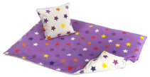 Smallstuff, Påslakanset, Spjälsäng, Star/lavender