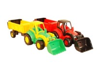 Traktor Med Vagn 85 cm, Röd