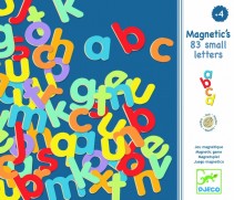 Djeco, Magnetiskabokstäver små, 83 st