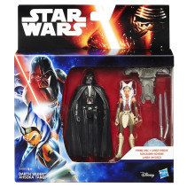 Star Wars VII, Darth Vader och Ahsoka Tano, 9 cm