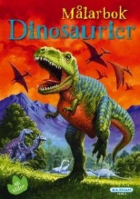 Dinosaurier målarbok, 48 sid