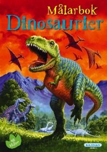Dinosaurier målarbok, 48 sid