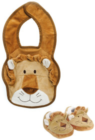 Teddykompaniet, Diinglisar Wild, Baby Tofflor & haklapp, Lejon