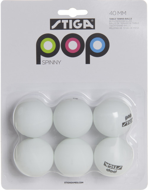 STIGA, Pingisbollar, Spinny, 6 st