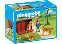 Playmobil Country, Golden Retriever med valp