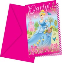 Disney Princess, Inbjudan, 6 st/förp.