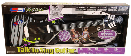 Supersonic, Gitarr med headset, Grön/svart/vit