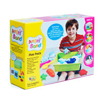 Angel Sand, Play Pack 0,5L Vit & Blå