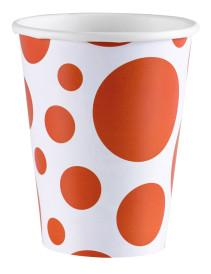 Orangea prickar, Mugg, 250 ml, 8 st