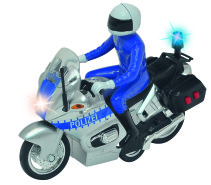 Svensk polismotorcykel med friktionsmotor, 15 cm