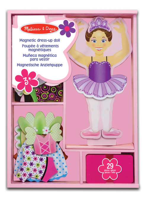 Melissa & Doug, Ballerinan Nina, Magnetdocka
