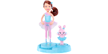 Barbie, Chelsea ballerina, brunette med kanin