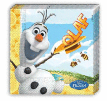 Disney Frozen Olaf, Servetter 33×33 cm, 20 st