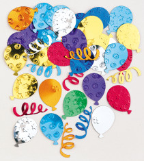 Konfetti, Ballonger metallig, 14 g