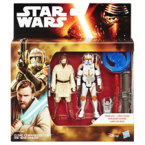 Star Wars VII, Clone Commander Cody och Obi-Wan Kenobi, 9 cm