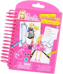 Fashion Angels Barbie, Mini Sketch Book
