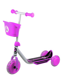 STIGA, Sparkcykel med tre hjul, Rosa