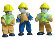 Le Toy Van, Budkins Byggnadsarbetare 3 Figurer