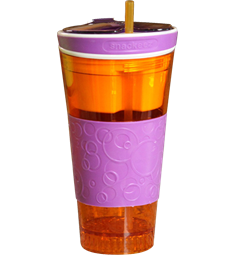 Snackeez, Mugg, Orange & Lila