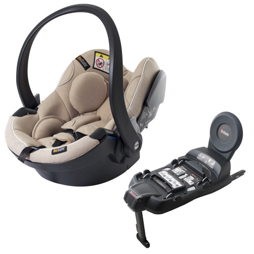 BeSafe, Babyskydd, iZi Go Modular i-Size + Installationsbas, Ivory Melange, Paket