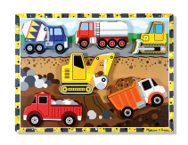 Melissa & Doug, Byggfordon, Pussel 6 bitar