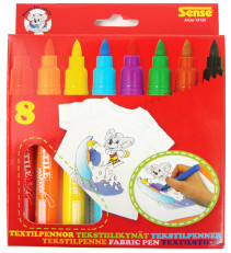 Textilpennor, 8 st