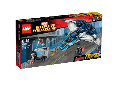 LEGO Super Heroes 76032, Hämnarnas cityjakt med Quinjeten