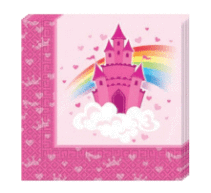 Rainbow Castle, Servetter 33×33 cm, 20 st