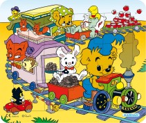 Bamse rampussel, Bamse åker tåg 12 bitar