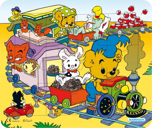 Bamse rampussel, Bamse åker tåg 12 bitar