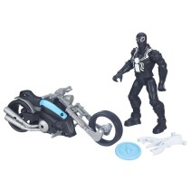 Spiderman, Agent Venom With Symbiote Cycle, Skala 15 cm