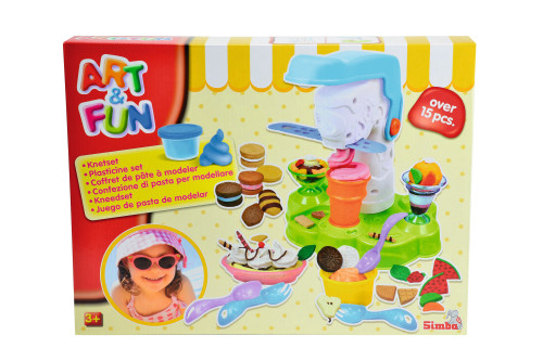 Art & Fun, Glass- och kakmaskin med leklera
