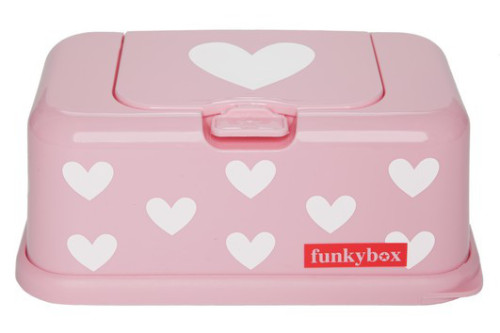 Funkybox, Förvaringsbox för våtservetter, Ljusrosa