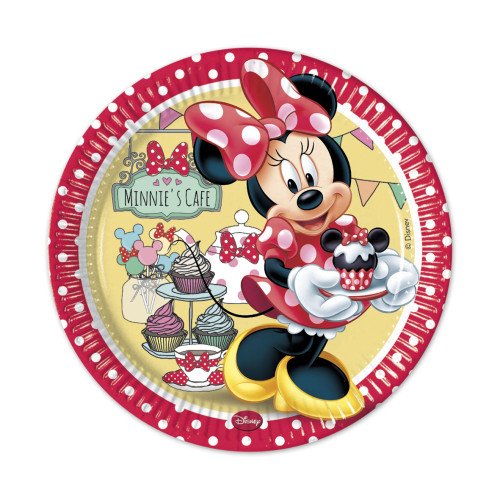 Disney Mimmi’s Cafe, Tallrik 23 cm, 8 st